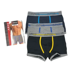 Aris - Pacco Da 3 Boxer Uomo In Cotone Elasticizzato Art. Aru138