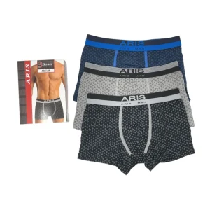 Aris - Pacco Da 3 Boxer Uomo In Cotone Elasticizzato Art. Aru146