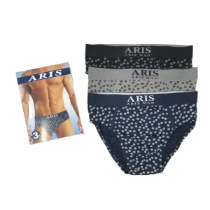 Aris - Pacco Da 3 Slip Uomo In Cotone Elasticizzato Aru168