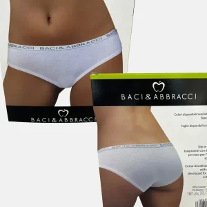 Baci & Abbracci Slip Donna Sportivo In Tessuto Traspirante Con Elastico Art. Bar047